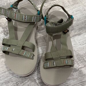 Teva Women's Green Strappy Sandals